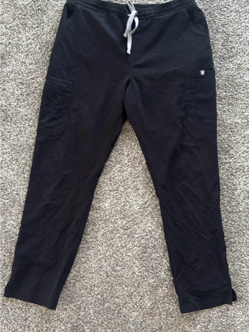 Figs Black Scrub bottoms